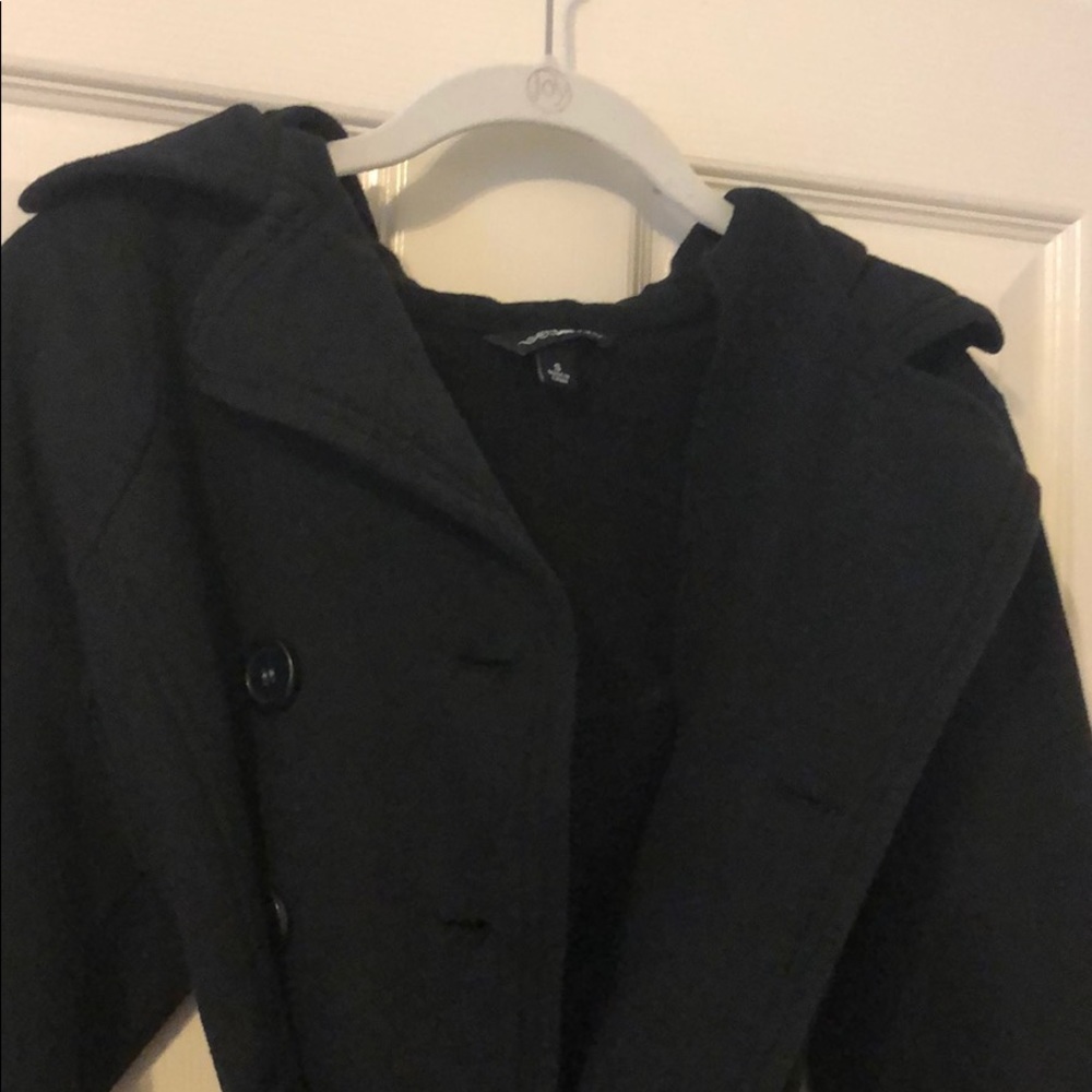 Lee Double Breasted sweatshirt peacoat hoodie EUC - Picture 5 of 7